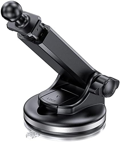 TORRAS Vantuz Araba telefon tutucu yuvası, Teleskopik Uzun Arms Telefon Dağı Araba için Fit Dashboard ve Ön Cam için