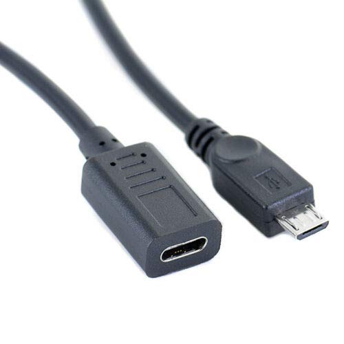 USB Mikro B 5-Pin Erkek Tip C (USB 3.1) dişi adaptör kablo kordonu