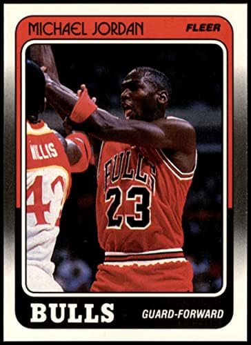 1988 Fleer 17 Michael Jordan Chicago Bulls (Basketbol Kartı) NM / MT Bulls UNC