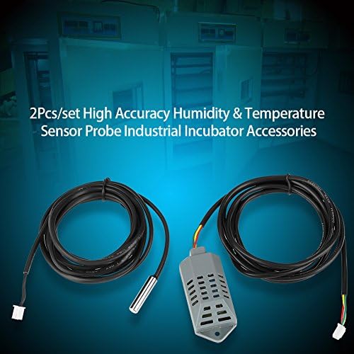 Sıcaklık Nem Sensörü Probu, 2 adet/takım Yüksek Doğruluk Nem Sıcaklık Sensörü Probu Endüstriyel Kuluçka Aksesuarları