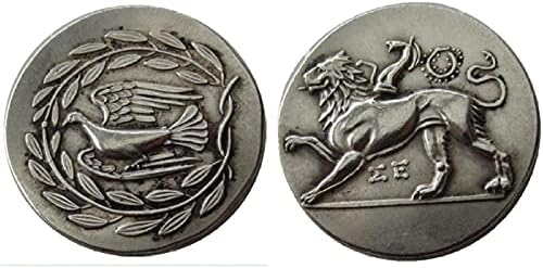 Gümüş Kaplama Yunan Paraları Yabancı Taklit kopyaları hatıra paraları Paraları Amatör Koleksiyonu El Sanatları Hediyelik