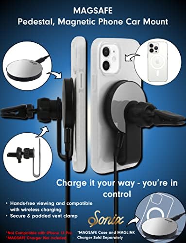 MagSafe iPhone 14 Pro için Sonix İnci Haksız Fiil Kılıfı + MagLink Araç tutucu