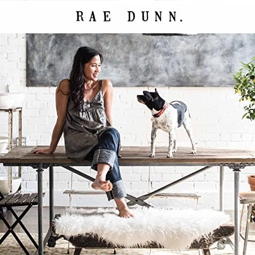 Rae Dunn Ortopedik köpek yatağı, Küçük, Orta ve Büyük Köpekler için Çıkarılabilir Kapaklı Hafızalı Köpük evcil Hayvan