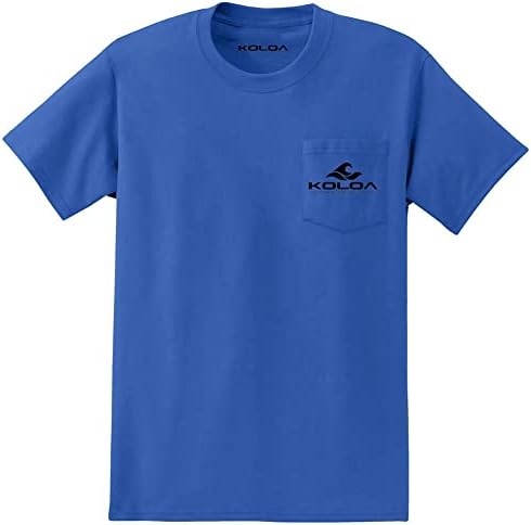 Joe'nun ABD Koloa erkek Pervane Logo Cep T-Shirt Boyutları S-4XL