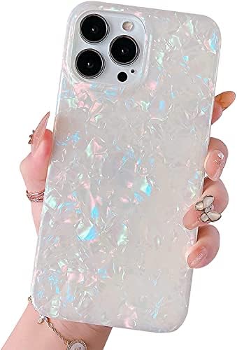 Hapitek iPhone 13 Pro Kılıf ile Uyumlu Kadınlar için Glitter Bling Sevimli İnce Yumuşak Silikon Jel Esnek Telefon
