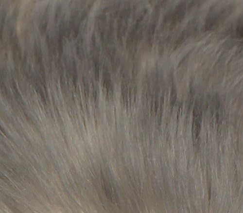 Taklit Kürk Uzun Kazık Şeker Tüylü Kumaş Beyaz Destek 60 Geniş Bahçesinde tarafından Satılan (Gri)