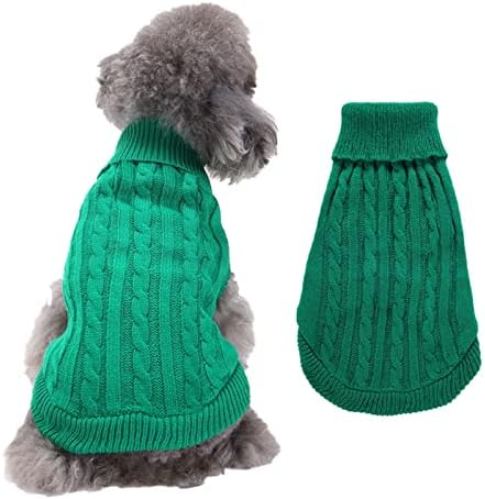 Köpek Giysileri Elbise Küçük Köpek Kazak Örme Sıcak Köpek Kazak Kış Köpek Yelekler Küçük Köpekler için Çocuk