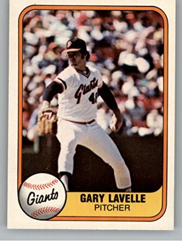 1981 Fleer 448 Gary Lavelle San Francisco Devleri