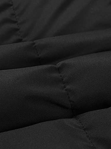QYIQU Ceketler Erkekler için-Erkekler 1 adet Fermuar Up Kapşonlu Kirpi Ceket (Renk: Siyah, Boyut : X-Küçük)