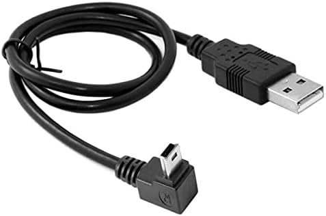 chenyang CY Aşağı Açılı 90 Derece Mini USB 2.0 B Tipi 5Pin Erkek USB Erkek Veri Kablosu 0.5 M