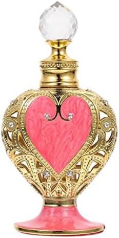 MMLLZEL Parfüm Şişesi Aromaterapi koku şişesi uçucu yağ Şişesi Altın Kaplama Cam Parfüm Şişesi (Renk: E, Boyut: 12ml)