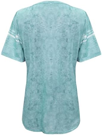 Yubnlvae Bluzlar Kadınlar için Temel Hafif Artı Boyutu Yaz Kolsuz Kare Boyun Kravat boya Tişörtü Moda Rahat