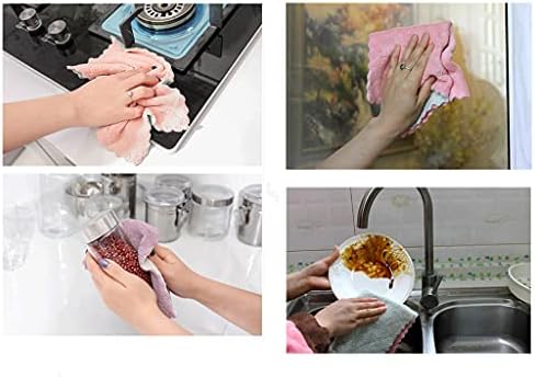 15 Paket Mikrofiber Temizlik Bezi Çift Taraflı mutfak havlusu bulaşık havluları Tüy Bırakmayan Temizlik Bezleri Yeniden
