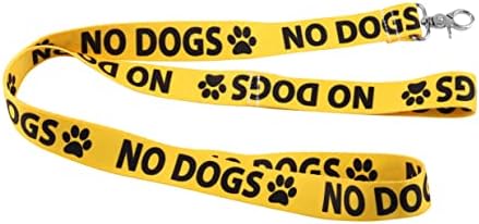 PWHAOO Köpek Yok / Köpek Dostu Değil Köpek Kurşun Bana Yer Ver Köpek Tasma Sarma Kurtarma Köpeği Kurşun (Köpek Tasması