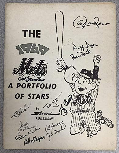 1969 NY Mets Stark Günlük Haberler Yıldızların Portföyü İmza Beyzbol 31 Sıgs JSA İmzalı Beyzbol Topları