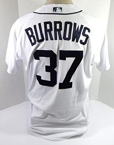 2021 Detroit Tigers Beau Burrows 37 Oyun Verilen Pos Kullanılmış Beyaz Forma 44 188-Oyun Kullanılmış MLB Formaları