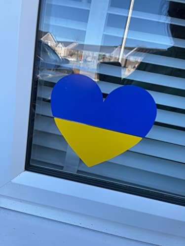 Ukrayna Bayrağı Vinil çıkartma Украчна Araba Pencere Tamponu 2'li Paket 5 İnç x 3 İnç Üstün Kaliteli UV Işınlarına