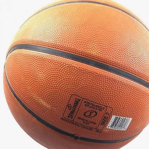Charles Oakley imzalı basketbol PSA/DNA New York Knicks İmzalı - İmzalı Basketbol Topları