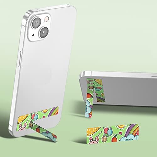 3X Kompakt Cep Telefonu Masası Standları Ultra İnce Taşınabilir telefon Tutucu Kadınlar için Basit Sevimli Renk (Yeşil)