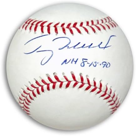 Terry Mulholland İmzalı Major League Baseball NH 8-15-90 Yazılı İmzalı-İmzalı Beyzbol Topları