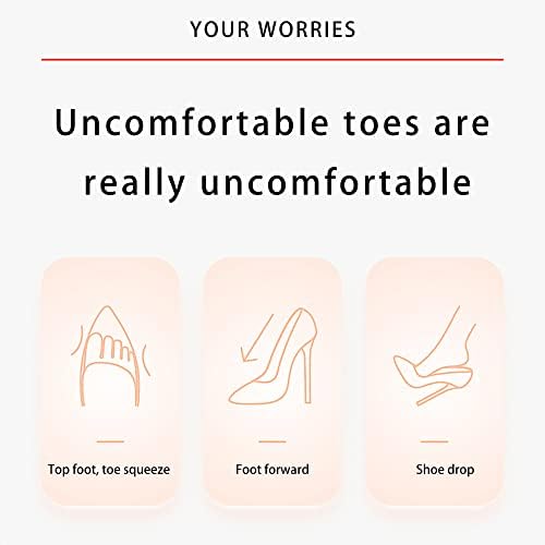 SooGree 3 Pairs Yumuşak Sünger Ayarlanabilir Ayak Dolgu Ekler Ön Ayak Yeniden Kullanılabilir Ayak Fişi Çok Büyük Ayakkabı