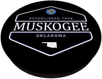 Muskogee Oklahoma-Muskogee OK PopSockets Değiştirilebilir PopGrip