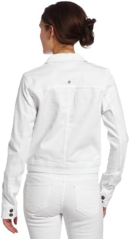 prAna Kadın Kot Ceket (Beyaz, Büyük)