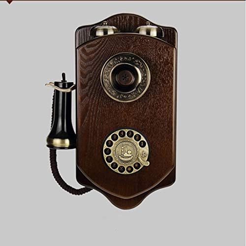 PDGJG Duvara Monte Retro Telefon-Eski Stil Retro Duvar Telefonu Kablolu ve Nem Geçirmez Ev, Otel, Banyo,Oturma Odası,
