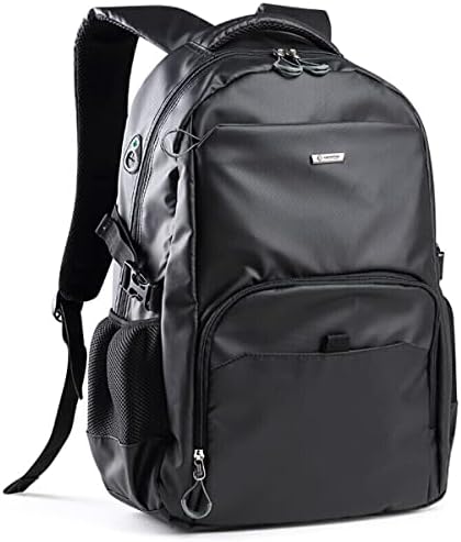 LAORENTOU erkek Dizüstü Sırt Çantaları keten sırt çantası Erkekler Kadınlar için seyahat sırt çantası gizli sakli