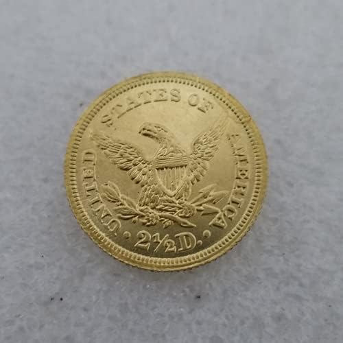 Kocreat Kopya 1840 Liberty Morgan Altın Sikke 2 1/2 Dolar-Çoğaltma ABD Hatıra Sikke Şanslı Sikke Hobo Sikke Morgan