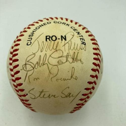 1981 Los Angeles Dodgers Dünya Serisi Şampiyonlar Takımı Beyzbol JSA COA İmzalı Beyzbol Topları İmzaladı