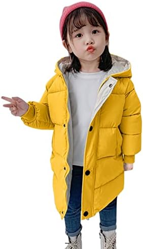 Toddler Bebek Çocuk Kız Kazak Ceket Kış Kalın Sıcak Düğme Kapşonlu Rüzgar Geçirmez Ceket Dış Giyim Ceket Erkek Ceketler