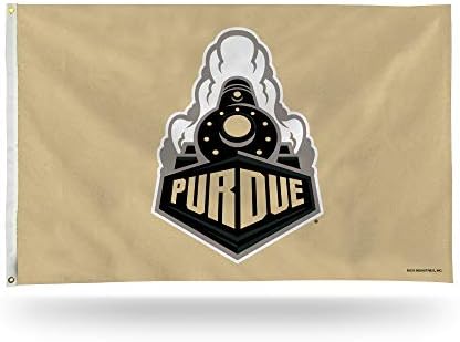 Rıco Industries NCAA Purdue Kazan Üreticileri 3 Fit x 5 Fit Grommetli Tek Taraflı Afiş Bayrağı