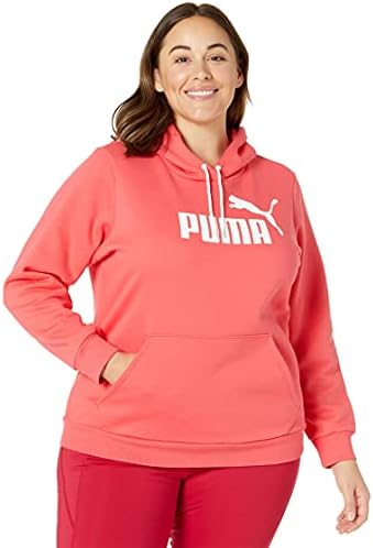 PUMA Women's Essentials Polar Logolu Kapüşonlu Sweatshirt (Büyük Beden Olarak Mevcuttur)