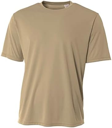 JustBlanks erkek Egzersiz Kısa Kollu Tee Üstleri Soğutma Performansı Atletik kısa kollu t-shirt Ekip Boyun Tshirt