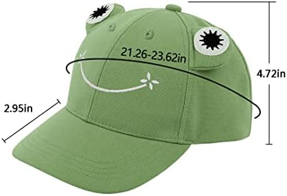 Multifit Unisex Kurbağa beyzbol şapkası Pamuk Kurbağa geniş şapka Spor Açık Strapback Şapka Erkekler Kadınlar için