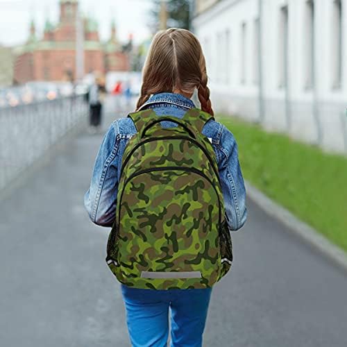 MNSRUU okul sırt çantası göğüs kemeri, Kamuflaj Yeşil Laptop Sırt Çantası, Seyahat Yürüyüş erkekler için sırt çantası