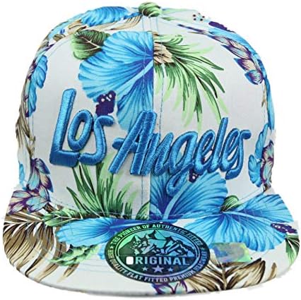 Los Angeles beyzbol şapkası Snapback Hawaii şapka çiçek rahat düz fatura tropikal
