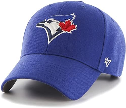 '47 Toronto Blue Jays Mavi Temel MVP Ayarlanabilir Şapka, Yetişkin Tek Beden Herkese Uyar