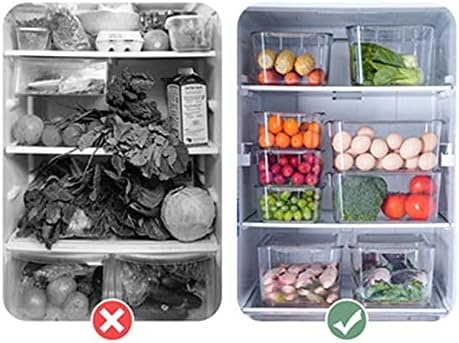 Buzdolabı Gıda saklama kapları Üretmek Tasarrufu İstiflenebilir Buzdolabı mutfak düzenleyici Kaleci Gıda Saklama Kabı