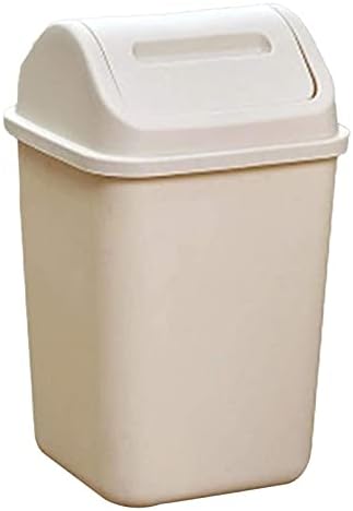 SoGuDıo Mutfak çöp tenekesi çöp tenekesi çöp kutuları Kare çöp sepeti Kapaklı Mutfak Ev Ofis için çöp kutusu (Renk: