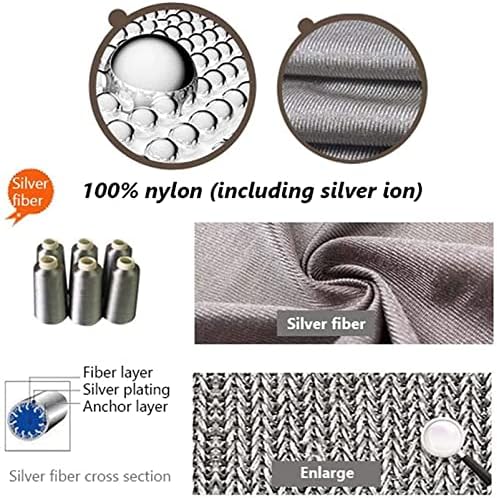 CRADZZA-Faraday Kumaş, Gümüş karbon fiber malzeme, Anti-Radyasyon İletken Kumaş, Anti Statik için EMF koruma kumaşı,