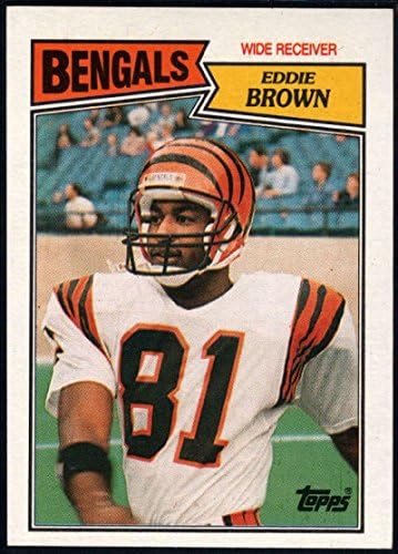 1987 Topps 189 Eddie Brown Cincinnati Bengalleri