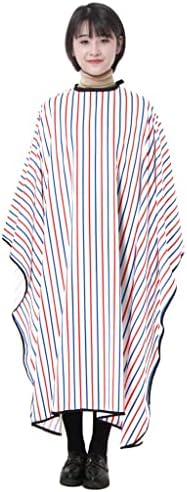 UYSVGF Popüler Salon Kuaför Kuaförlük Elbise Snap Düğmesi ıle Boyun Bitmiş Saç Pelerin Anti Statik Moda Tasarım Stilist