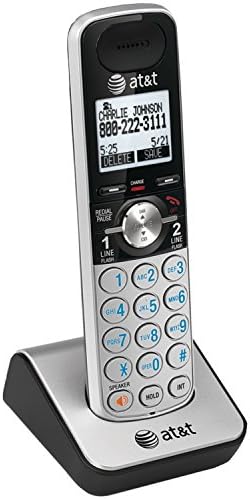 AT & T TL88002 Aksesuar Kablosuz Ahize, Gümüş/Siyah / Çalışması için AT & T TL88102 Genişletilebilir Telefon Sistemi