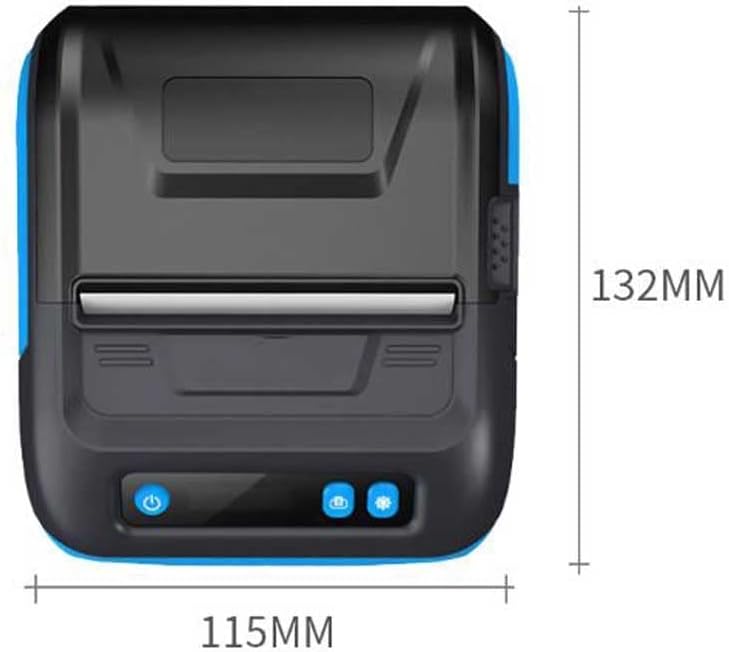 ZLXDP 3 inç Termal Yazıcı Makbuz Etiket Makinesi Taşınabilir Fatura Nakliye Yolu fatura etiket Yazıcısı