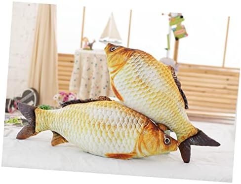 Toyvian Peluş Doldurulmuş Hayvanlar Dekor Yastık Balık Yastık Balık doldurulmuş oyuncak Dekoratif Yastıklar Bebek