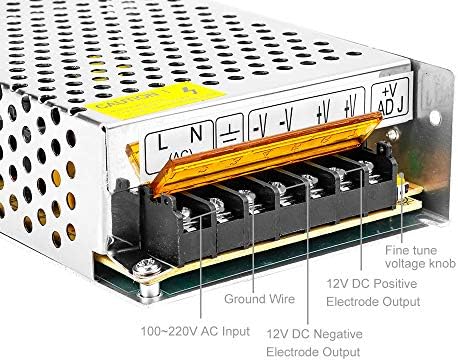 Düzenlenmiş Anahtarlama Güç DC Evrensel Trafo Adaptörü için 3D Yazıcı, CCTV, Radyo, Bilgisayar Projesi