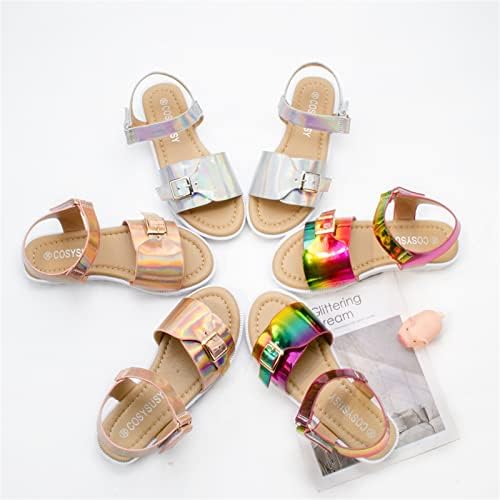 Çocuk Kalın Taban Degrade Sandalet Moda Yumuşak plaj ayakkabısı Küçük Kızlar Sandalet Sandalet Giymek Kızlar yürüyüş