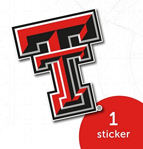 Texas Tech Üniversitesi Vinil Çıkartması Dizüstü Su Şişesi Araba Karalama Defteri Sticker (IND 1)